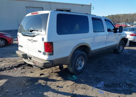 2003 Ford Excursion Eddie Bauer from USA, damaged, VIN 1FMNU44F43EA92376